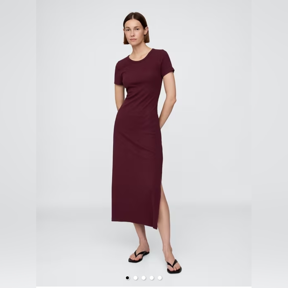 NWT Modern Ribbed T-shirt Dress